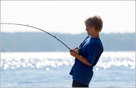 Boy Fishing